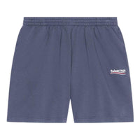 Balenciaga Political Campaign Sweat Shorts 'Dark Grey' 676137TKVI91366