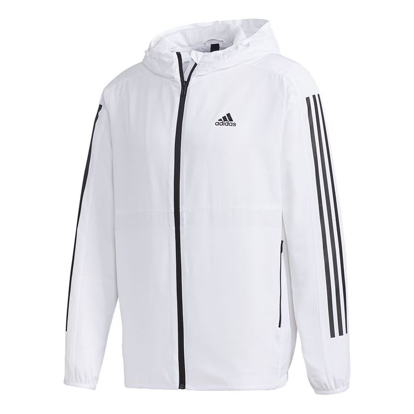 adidas Must Haves 3-Stripes Windbreaker - White GF3964
