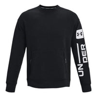 Under Armour Summit Knit Graphic Crew Sweatshirt 'Black White' 1373800-001