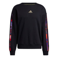 adidas Mic Gfx Crew Printing Basketball Round Neck Sports Black GU9538