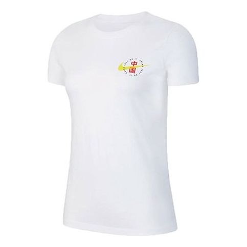 (WMNS) Nike SPORTSWEAR Sports Short Sleeve White CZ3580-100