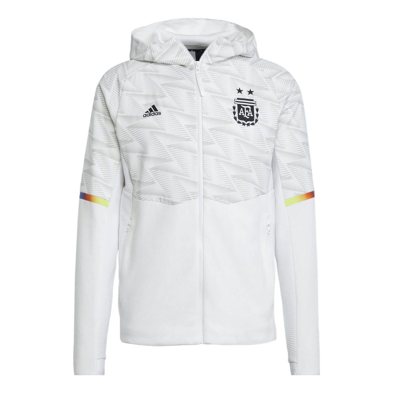 adidas Argentina Game Day Travel Full-Zip Hoodie 'White' IC4444