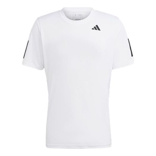 adidas Club 3-Stripes Tennis T-Shirt 'White' IS2297