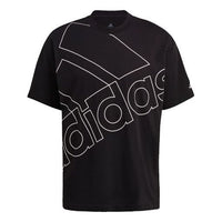 adidas Casual Sports Round Neck Short Sleeve Black GK9422