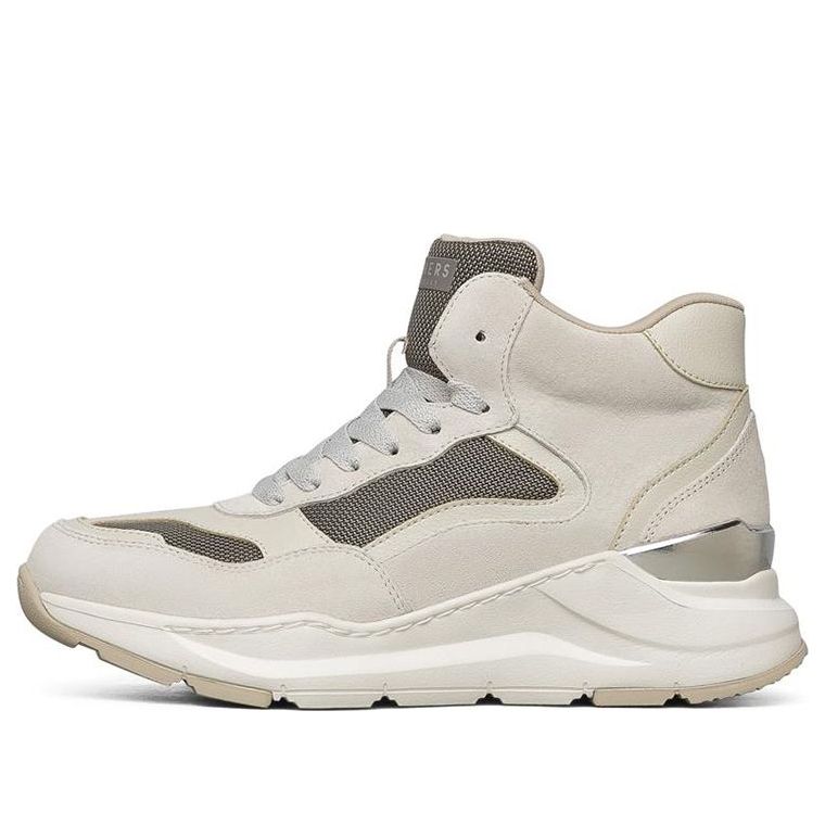 (WMNS) Skechers Rovina High-Top White 155250-OFWT
