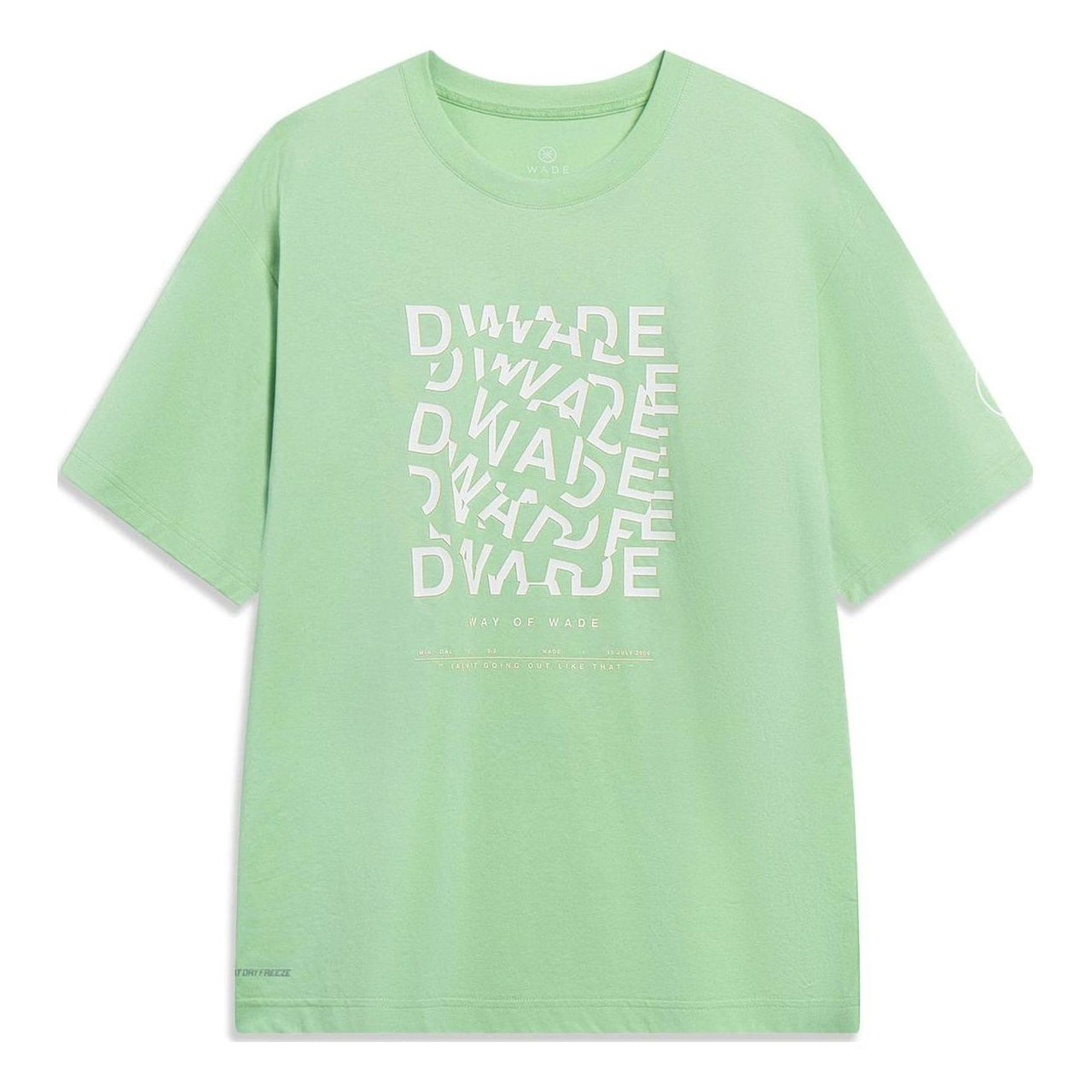 Li-Ning Way Of Wade Graphic At Dry Freeze T-shirt 'Green' AHST327-4