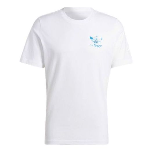 adidas Originals Graphics Cloudy Trefoil T-Shirts 'White' II8169