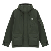 New Balance Trend Hooded Jacket 'Military Green' AMJ31320-DON