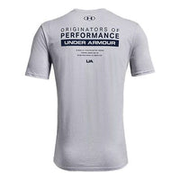Under Armour Men's Bar Originators Of Performance Short Sleeve Grey 1352045-011