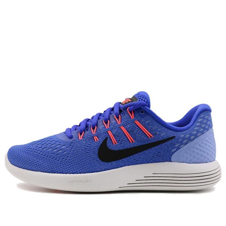 (WMNS) Nike Lunarglide 8 'Med Blue Black Aluminum' 843726-406
