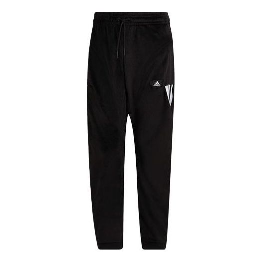 Men's adidas Waist Adjustable Bundle Feet Sports Pants/Trousers/Joggers Black H47894