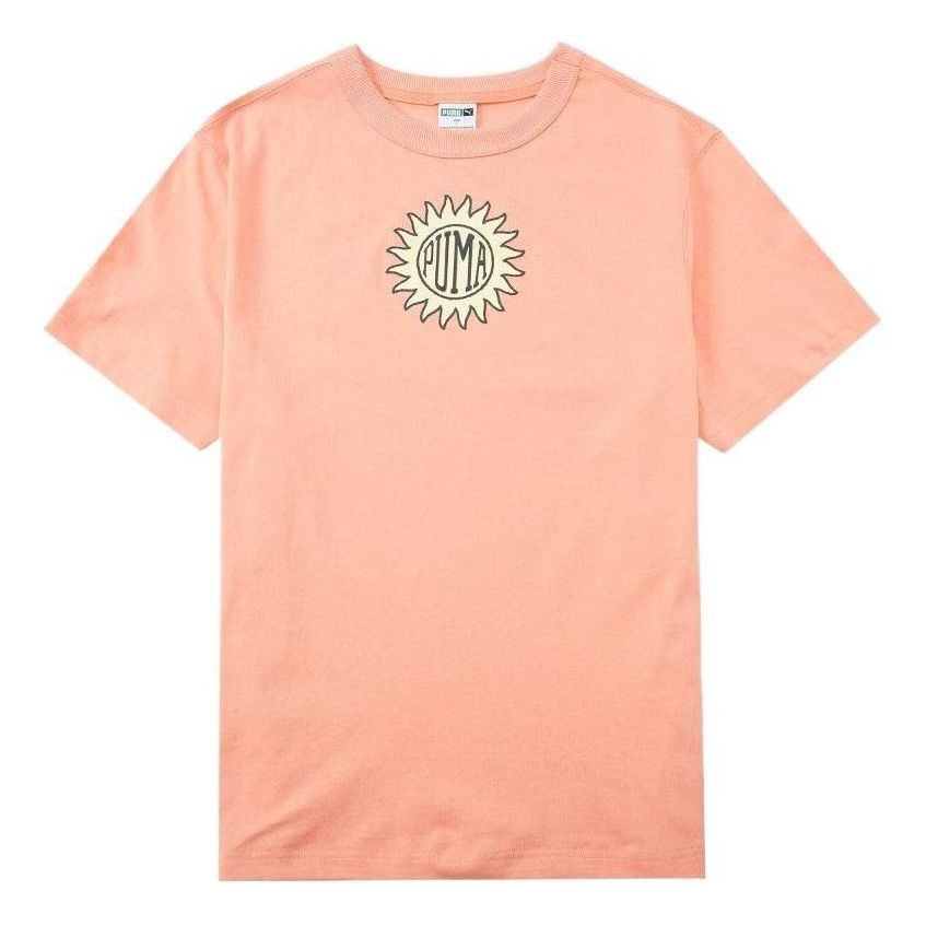 PUMA Downtown Graphic Tee 'Pink' 535400-28