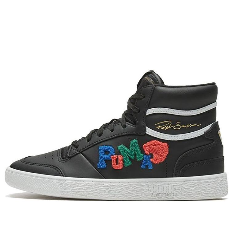 PUMA Ralph Sampson Mid 'Badges - Black Grey' 371769-02