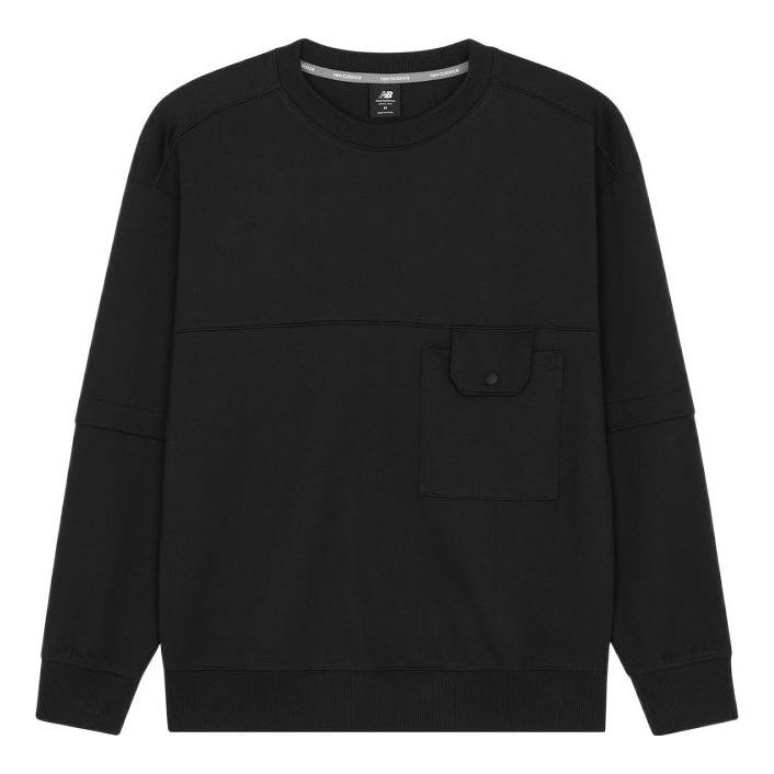 New Balance Casual Lifestyle Sweatshirt 'Black' AMT21369-BK
