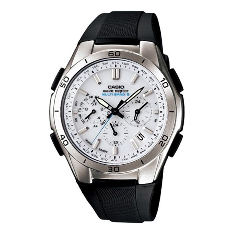 Men's CASIO Wave Ceptor Solar power Watch Stainless Steel Analog Mens WVQ-M410-7AJF