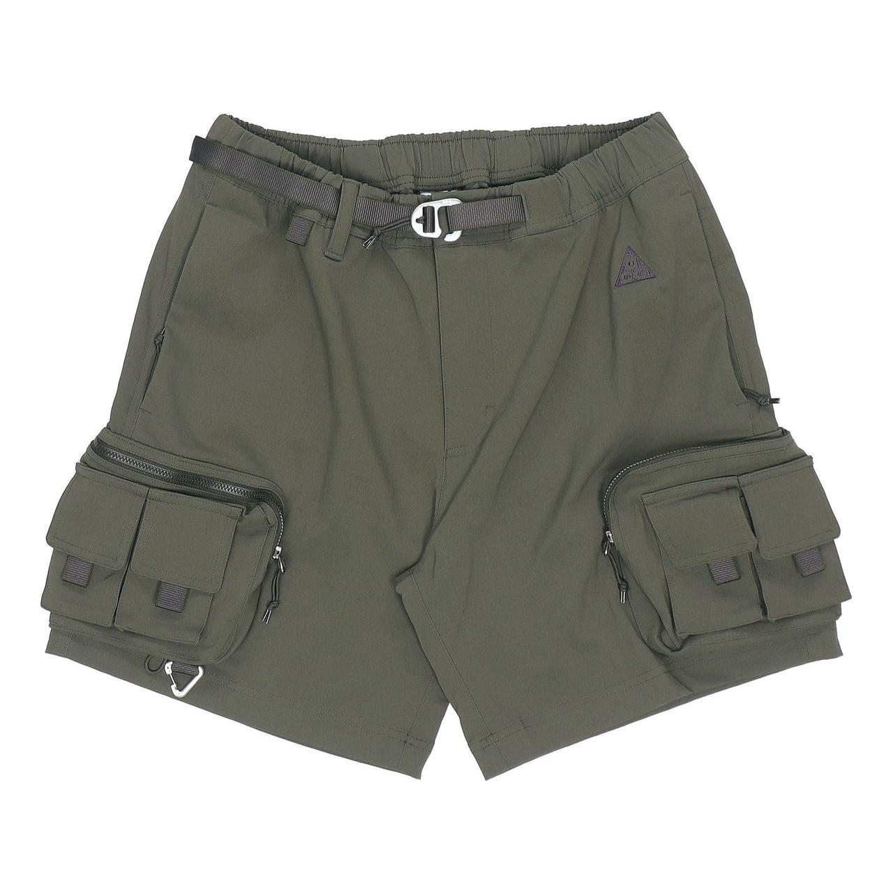 Men's Nike ACG Logo Lacing Waterproof Multiple Pockets Shorts Military Green DH8348-355