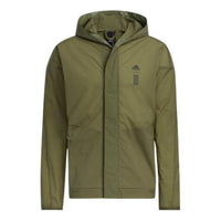 adidas WJ WB Sports Hooded Jacket Olive Green HE5146