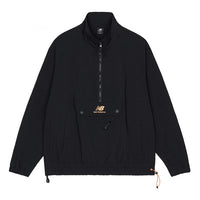 New Balance Men's New Balance Logo Printing Half Zipper Sports Jacket Black AMJ13359-BK