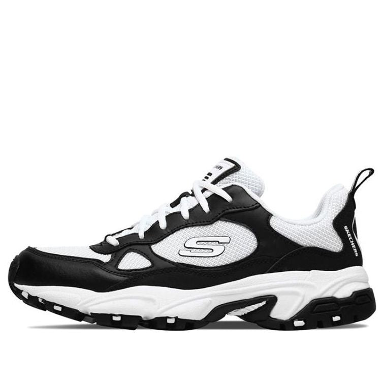 Skechers Stamina Running Shoes 'Black White' 51706-BKW