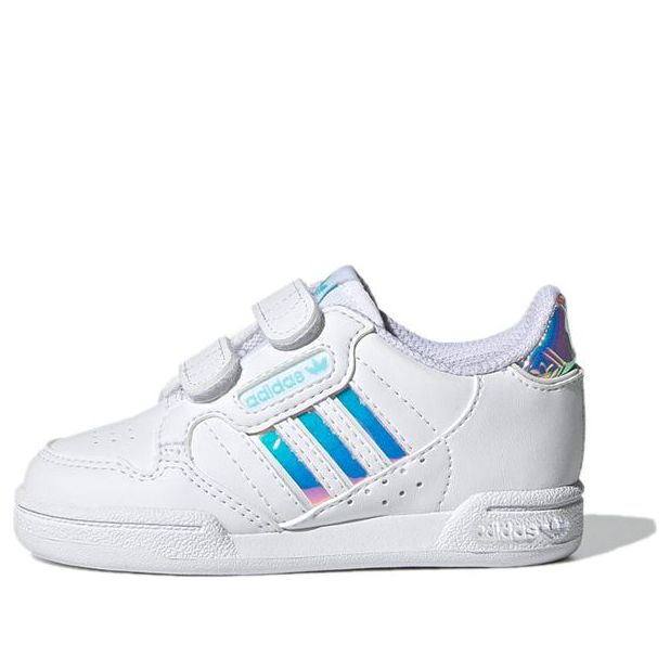 (TD) adidas Continental 80 Stripes 'White Pulse Aqua' GZ3262