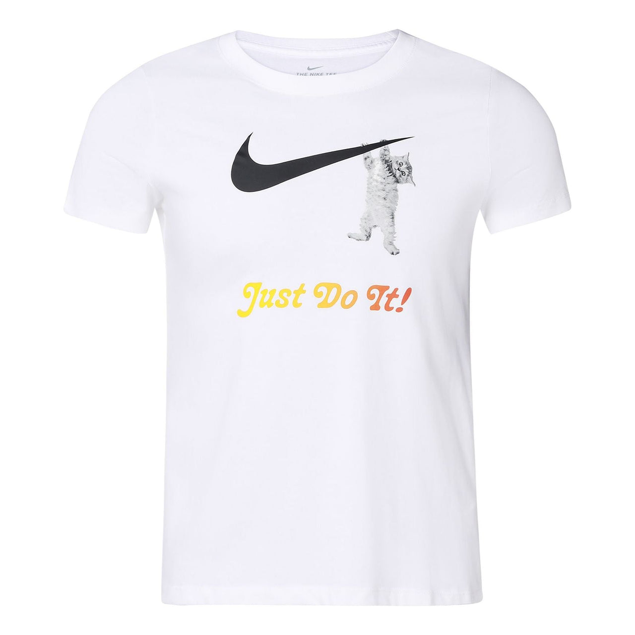 (WMNS) Nike Slogan logo Solid Color Training 'White' DA2481-100