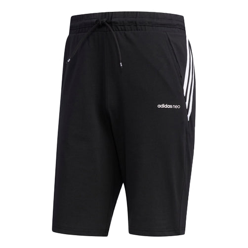 adidas neo Athleisure Casual Sports Shorts Black DZ8720