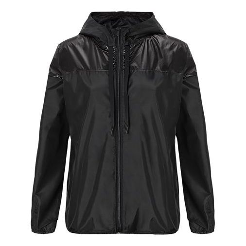 (WMNS) Under Armour Unstoppable Woven Full Zip Jacket 'Black' 1349321-001
