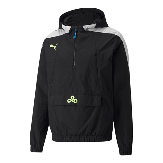 PUMA Cloud9 Woven Half Zip Jacket 'Black' 533944-01
