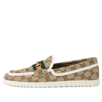 Gucci GG Supreme Driving Shoes 'Neutrals' 655516-2HK70-9794