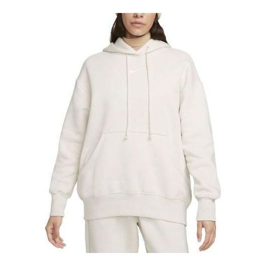 (WMNS) Nike Sportswear Phoenix Fleece Oversized Pullover Hoodie 'Light Orewood Brown' DQ5860-104