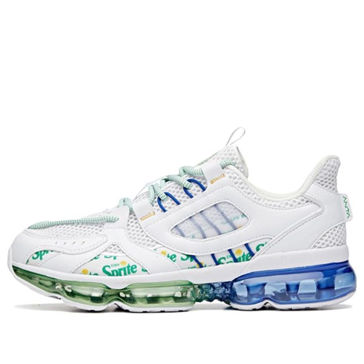 ANTA x Sprite Running Series Sneakers 'White Green Blue' 912025504-8