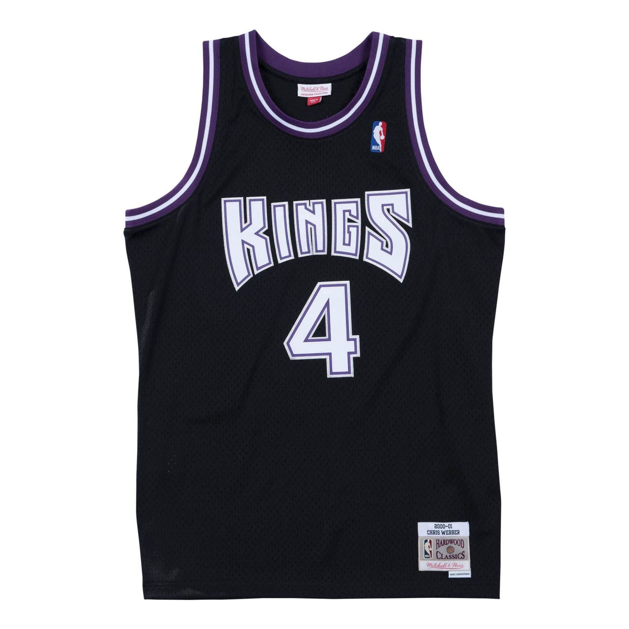 Mitchell & Ness NBA Chris Webber Sacramento Kings 2000/01 Road Swingman Jersey #4 SMJYGS18205-SKIBLCK00CWE