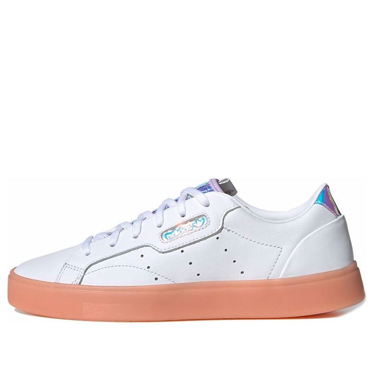 (WMNS) adidas Sleek 'White Coral Iridescent' FW3718