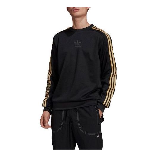 adidas originals Chile 20 Crew Athletics Sports Pullover Black GN9648