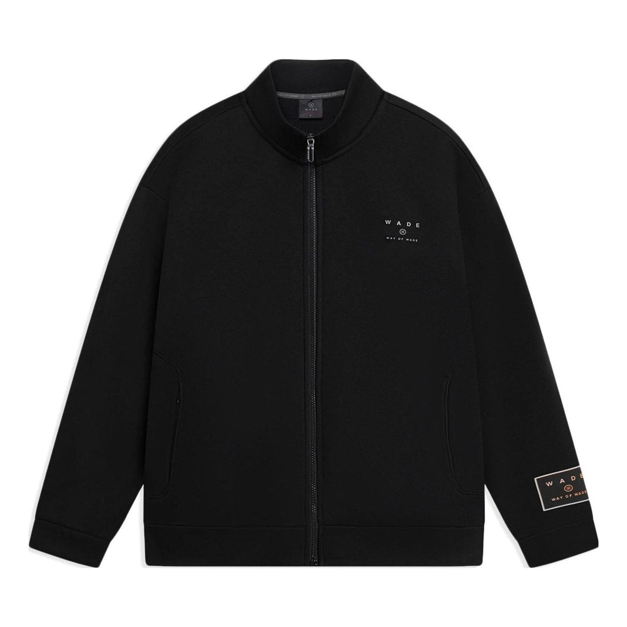 Li-Ning Way Of Wade Logo Full Zip Fleece Jacket 'Black' AWDSC47-1
