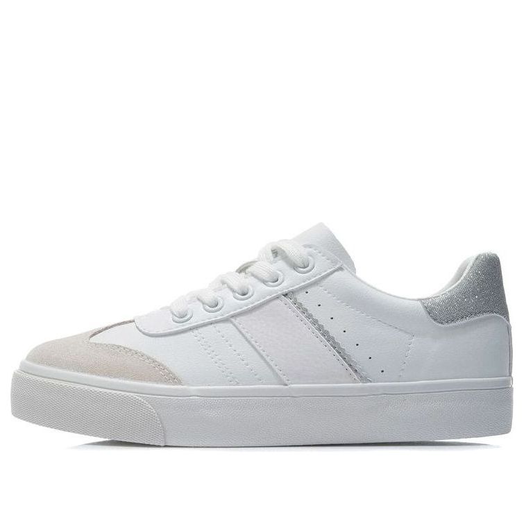 (WMNS) Li-Ning VULC Lite 'White Silver' AGCR340-1