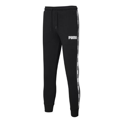 PUMA Tape Tracksuit Pant 'Black White' 587003-01