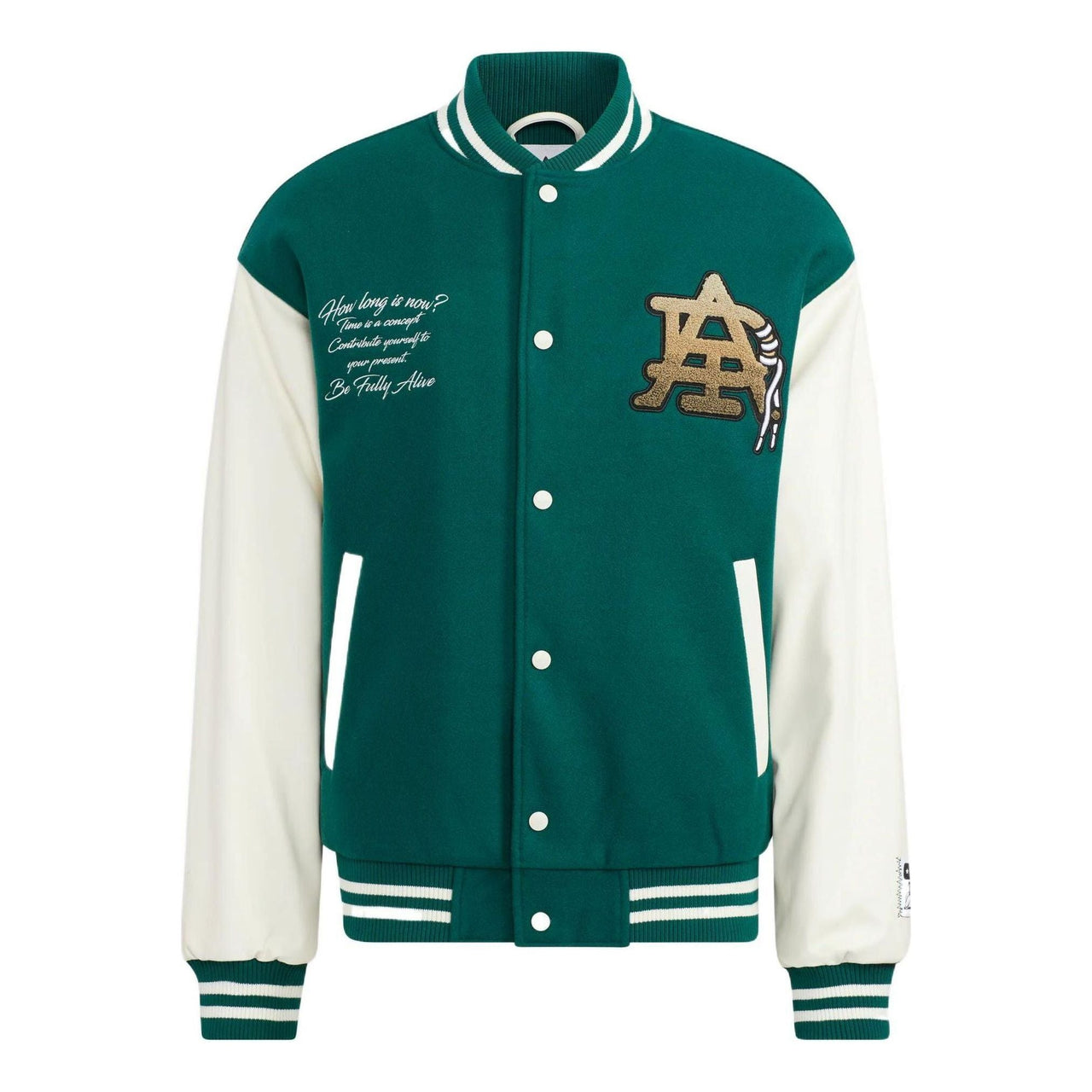 adidas Originals Mc Varsity Jackets 'Green White' HZ7093
