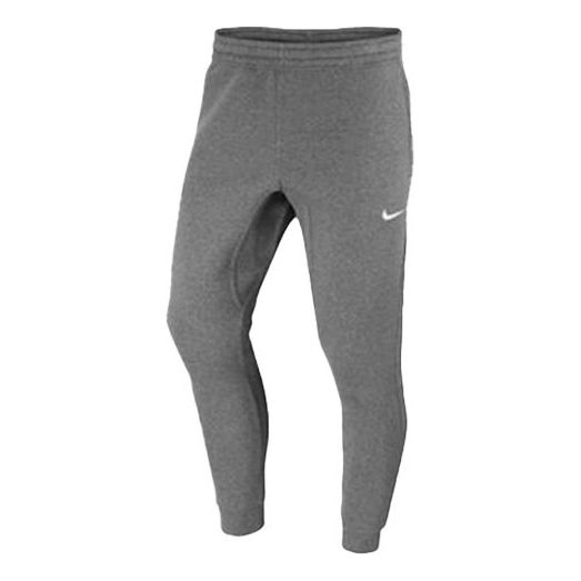 Men's Nike Fleece Lined Stay Warm Solid Color Casual Sports Bundle Feet Dark Grey Pants 905236-071