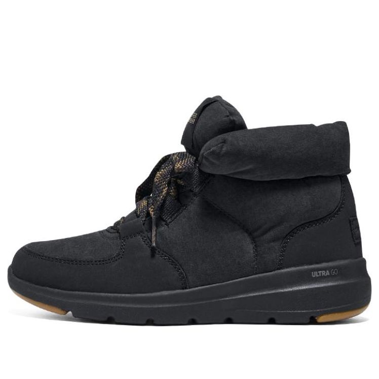 (WMNS) Skechers Glacial Ultra-Trend Up Ankle Boots 'Black' 144194-BLK
