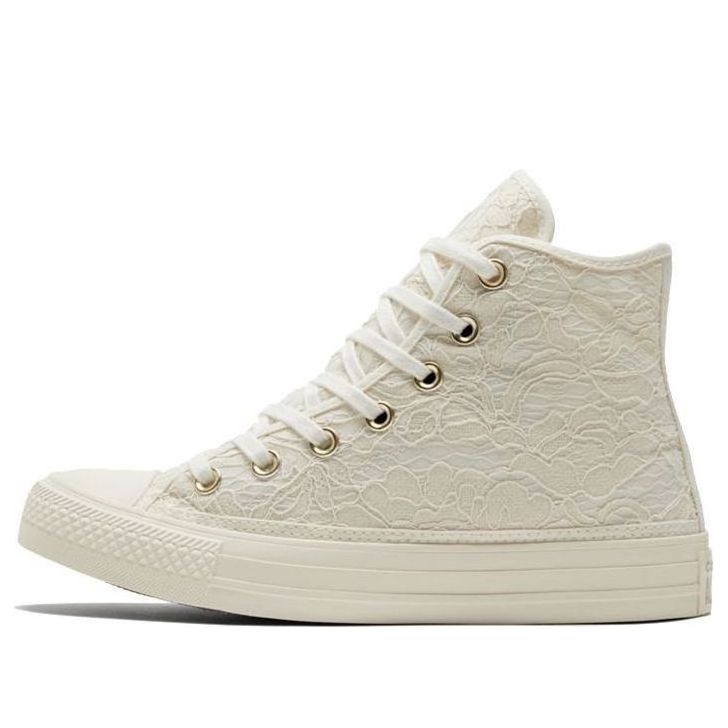 (WMNS) Converse Chuck Taylor All Star High 'Lace - Egret' A01775C