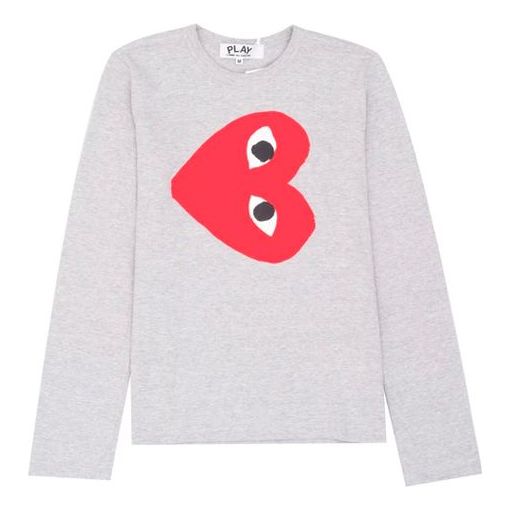 (WMNS) COMME des GARCONS PLAY Side Heart Logo 'Grey' AZ-T267-051