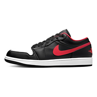 (PS) Air Jordan 1 Low 'Black Red' BQ6066-063