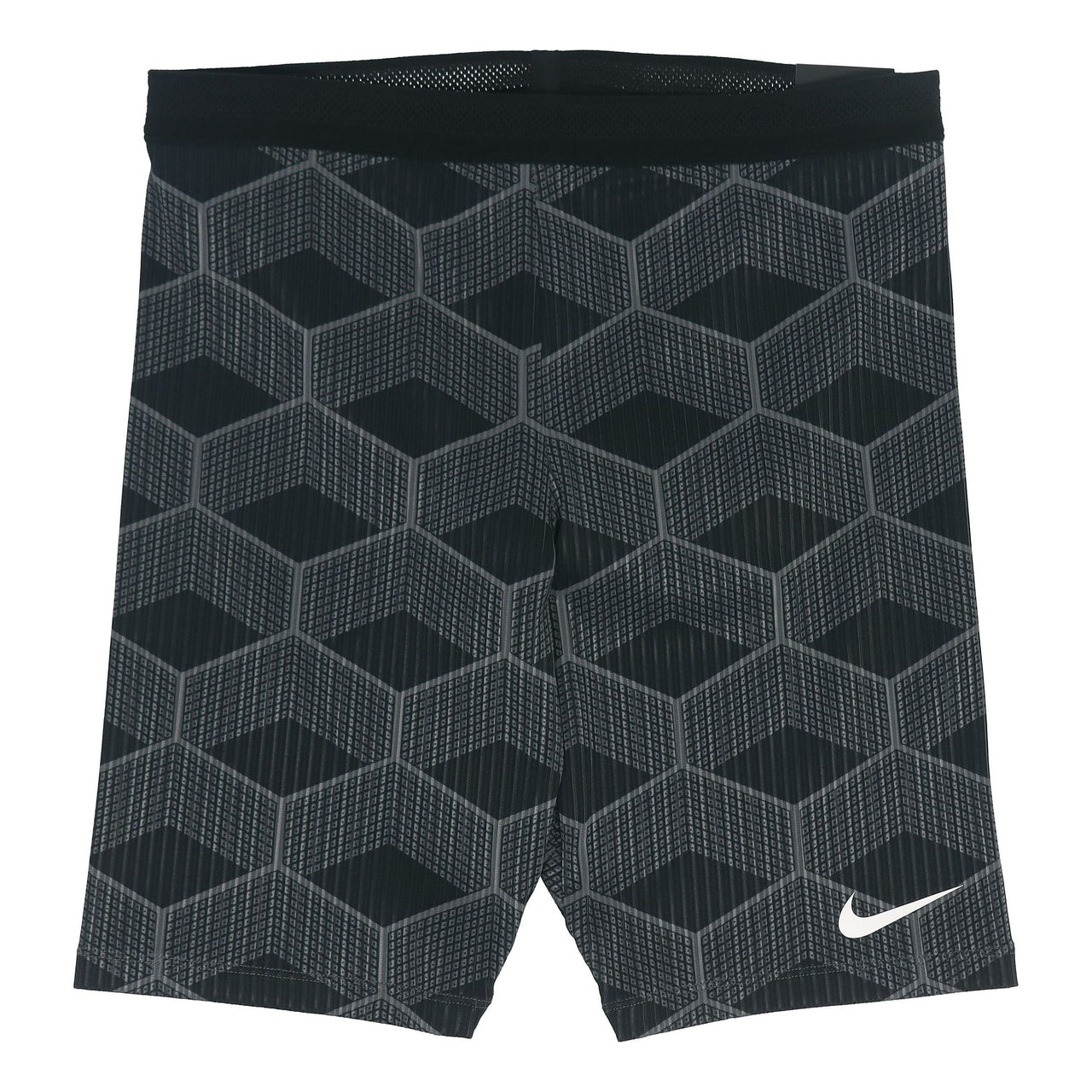 Men's Nike Team Kenya Aeroswift Logo Tight Contrasting Colors Shorts Black CV0374-068