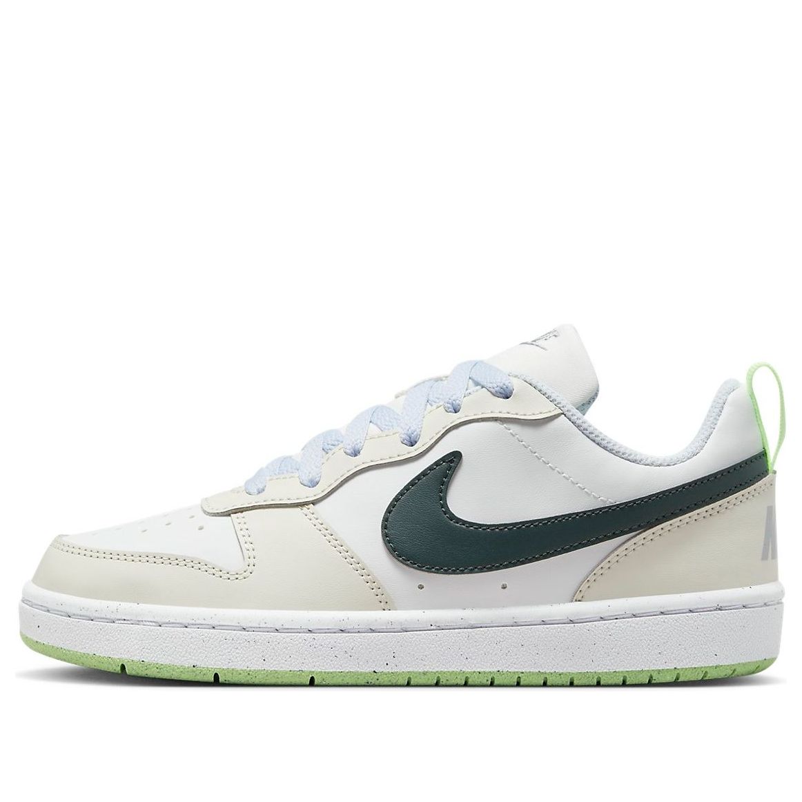 (GS) Nike Court Borough Low Recraft Shoes 'White Beige Black' FV8121-131