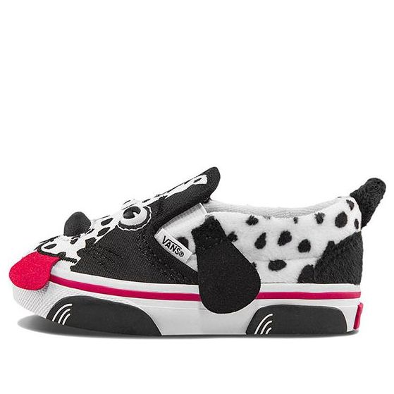 Vans Slip-On Pattern Low Tops Casual Skateboarding Shoes Black White VN0A4VJM6BT