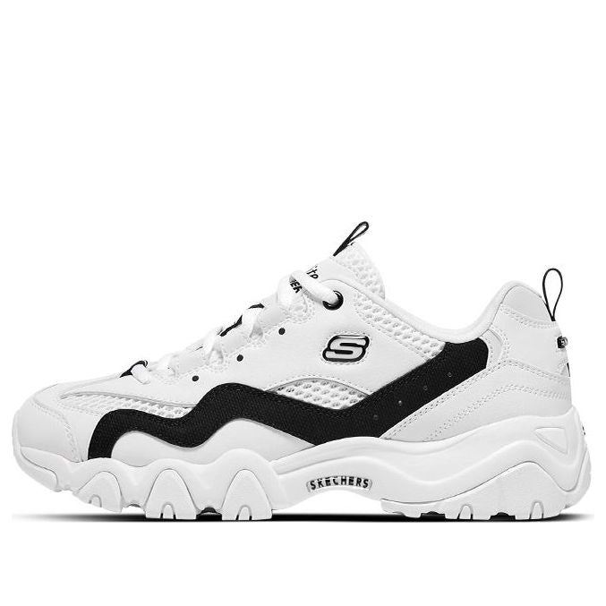 (WMNS) Skechers D'LITES 2.0 'White Black' 896210-WBK