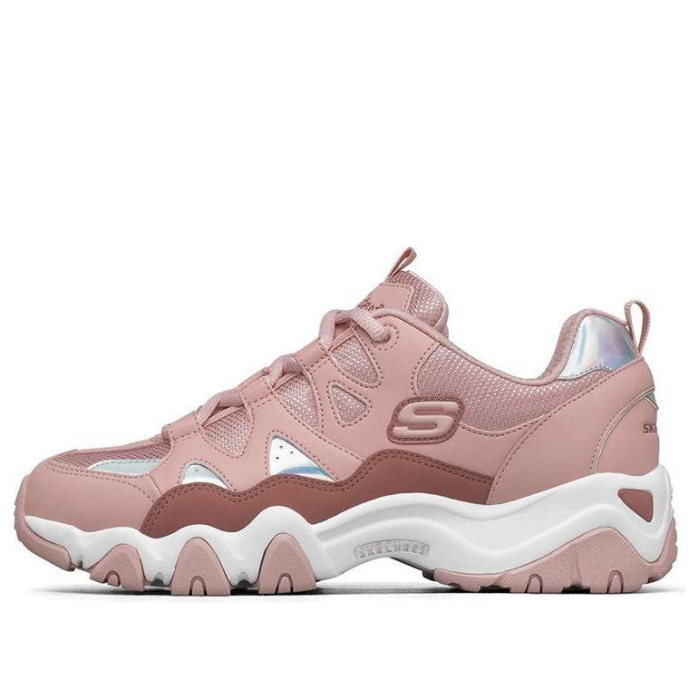 (WMNS) Skechers D Lites 2.0 Low-Top Running Shoes Pink 66666312-MVE