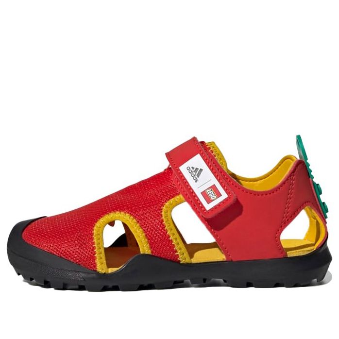 (PS) adidas x Lego Captain Toey Sandals 'Red' H67471