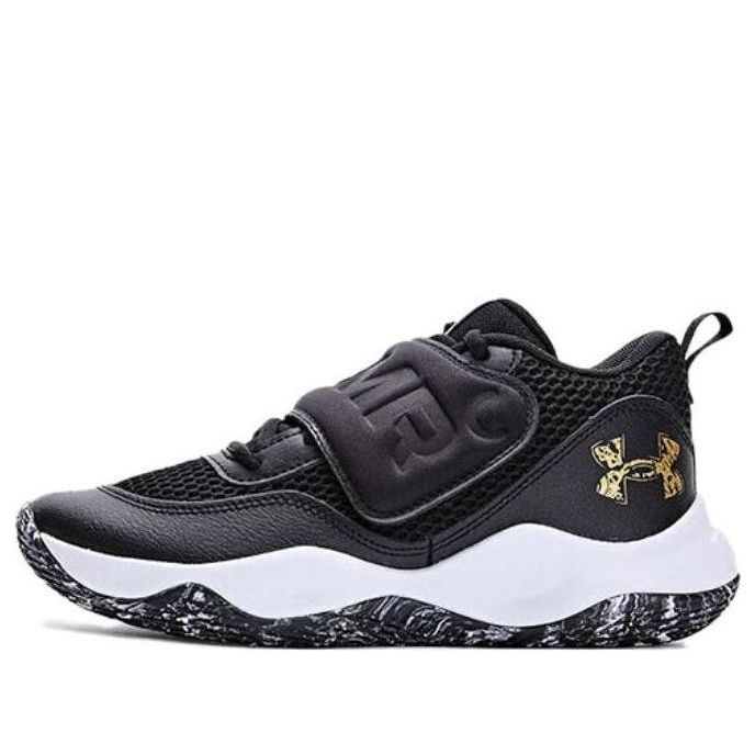 (GS) Under Armour Zone BB 2 'Black Metallic Gold' 3026637-001